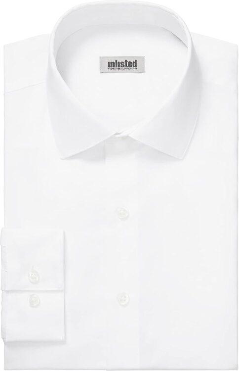Kenneth Cole Unlisted Men's Slim Fit Solid Dress Shirt