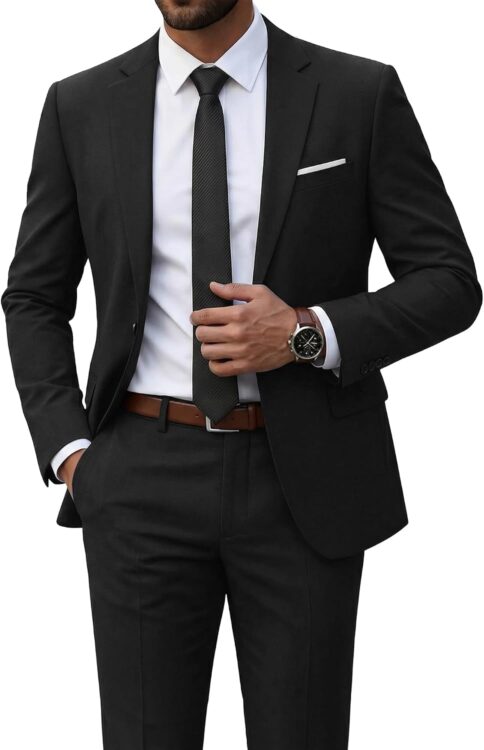 Men's 2 Piece Suit with Tie